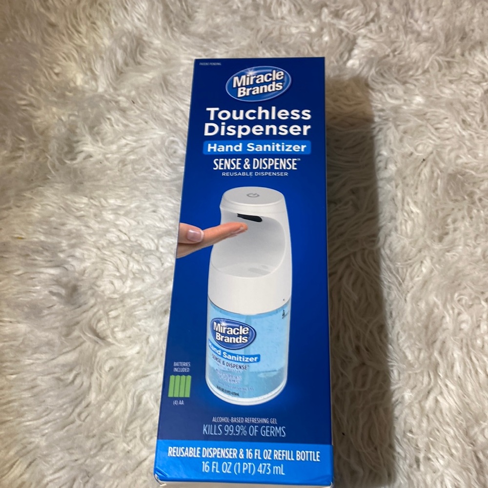 Miracle Brands Battery Op Touchless Sanitizer Dispenser
